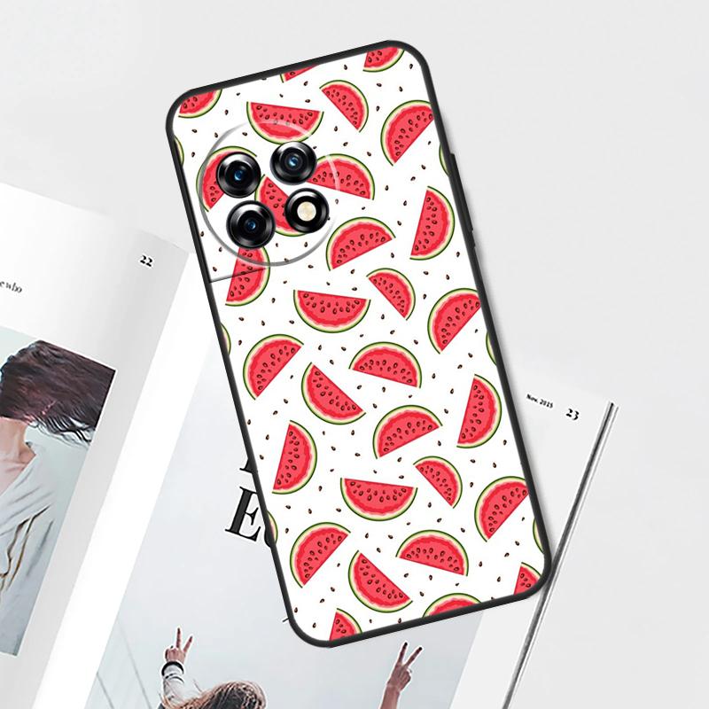 Cute Summer Fruit Watermelon Case For OnePlus Nord 5 CE 2 3 4 Lite N20 N30 OnePlus 13T 13R 12R 9 10 Pro 11 12 13 15 Cover