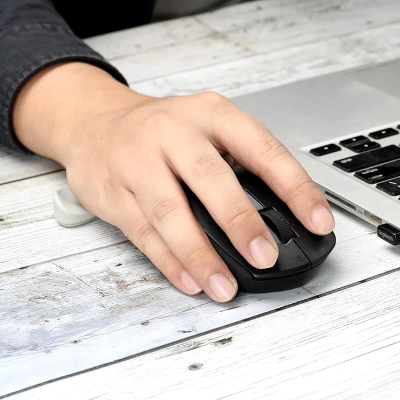 Right Hand Ergonomic Mouse Pad Wrist Pad Silicon Gel Non-Slip Streamline Wrist Rest Support Mat For Office Gaming Pc
