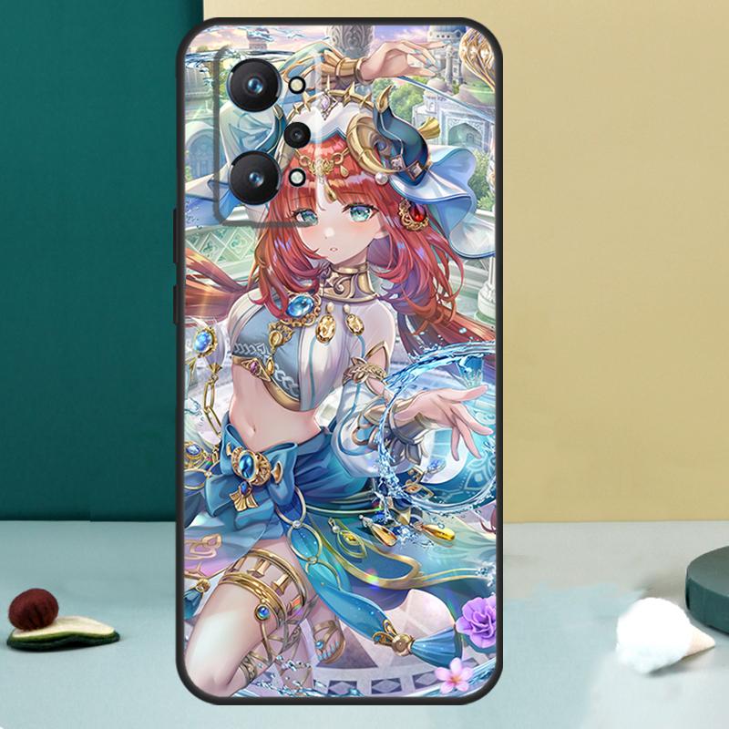 Genshin Impact Nilou For Realme 11 10 12 13 14 Pro Plus GT 7 6 5 Pro GT 6T C67 C61 C53 C51 C21Y C25S C75 C55 Case