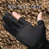 YANBIGUO Breathable Ice Silk Half Finger Sport Gloves Sun Protection Anti-Slip Outdoor Sports Gloves for Riding Fishing
