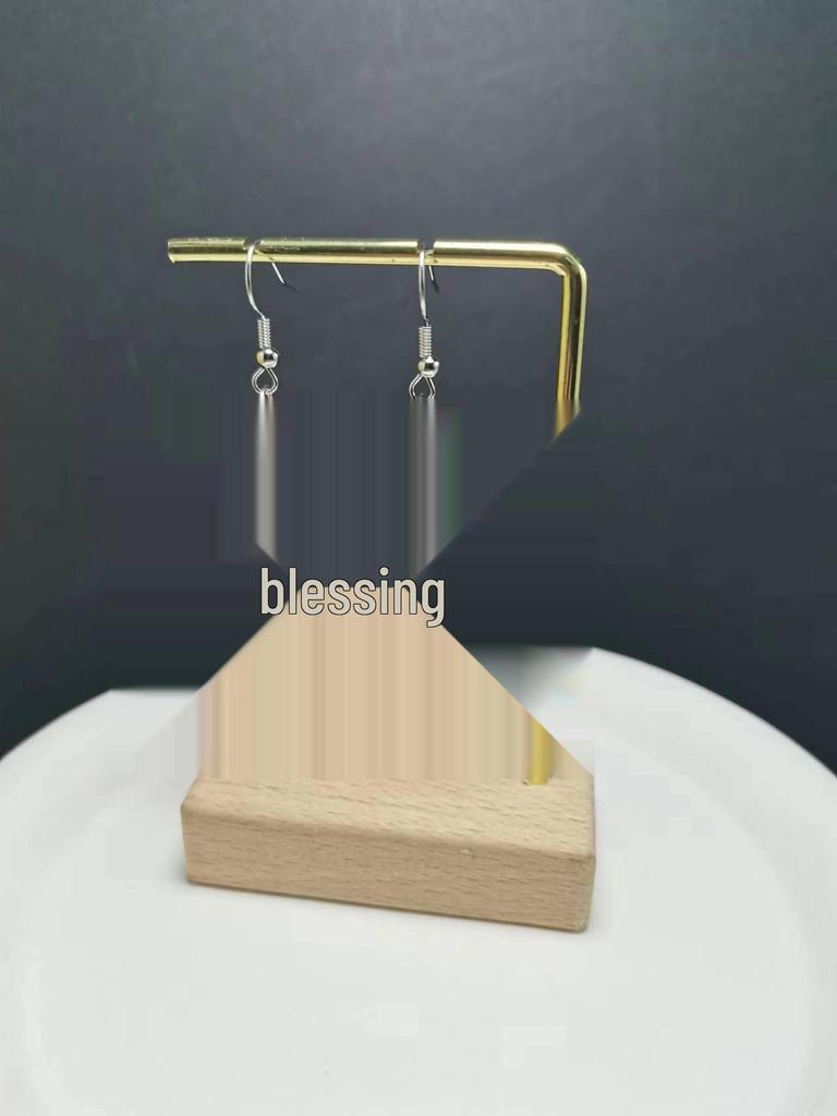 Christmas Grinch Acrylic Patchwork Earrings - Classic European & American Gift