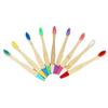 Brosse à Dents pour Enfants en Bambou Écologique avec Poils en Nylon Doux - Biodégradable et Non Toxique