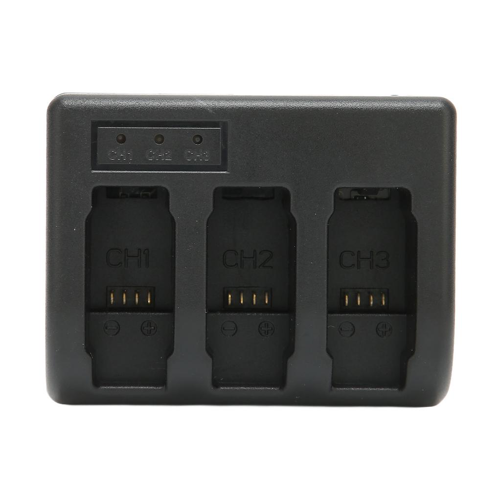 801 Camera Battery Triple Charger Portable 3 Channel USB Charger for AHDBT‑801 Battery