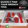 Improving Efficiency Magnetic Wrench Holder Wrench Rail Set  Drawer Chest