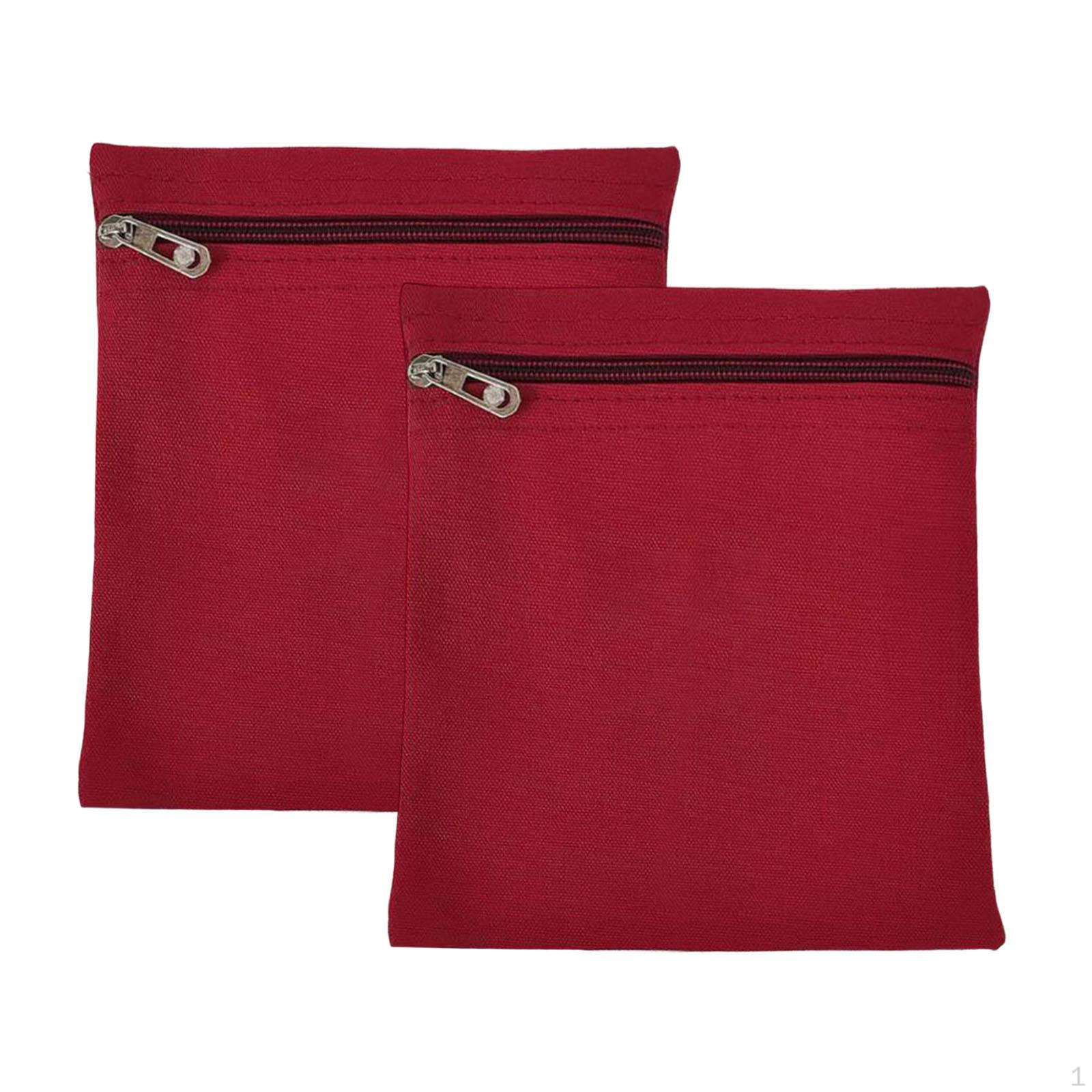 2 шт Вшиваемый карман на молнии Внутренние карманы для одежды Чехол для хранения мобильного телефона Безопасность в путешествии красный 890₽