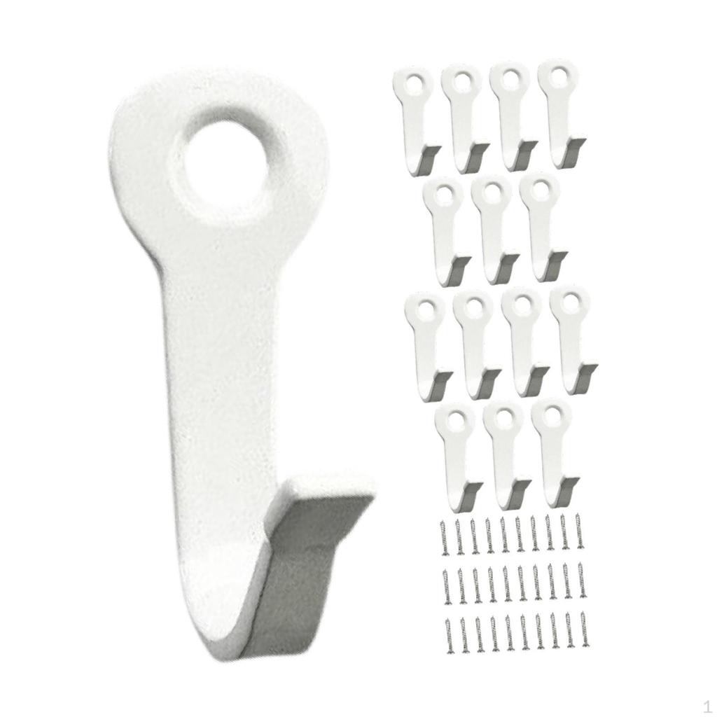 15 Pieces Wall Hanger Hat Rack Multipurpose Decorative with Nails Space Saving Sturdy Gifts Storage