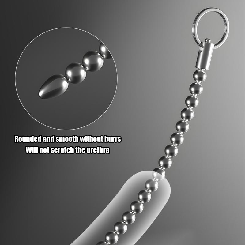 Stainless Steel Urethral Sound Dilators Penis Plug Insert Stimulation Catheter Beads Male Masturbator Sex Toys For Men