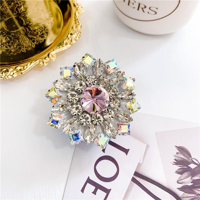 Luxury Diamond-Encrusted Airbag Mobile Phone Holder, Retractable Lazy Rhinestone Anti-Drop Bracket, Desktop Universal Hot