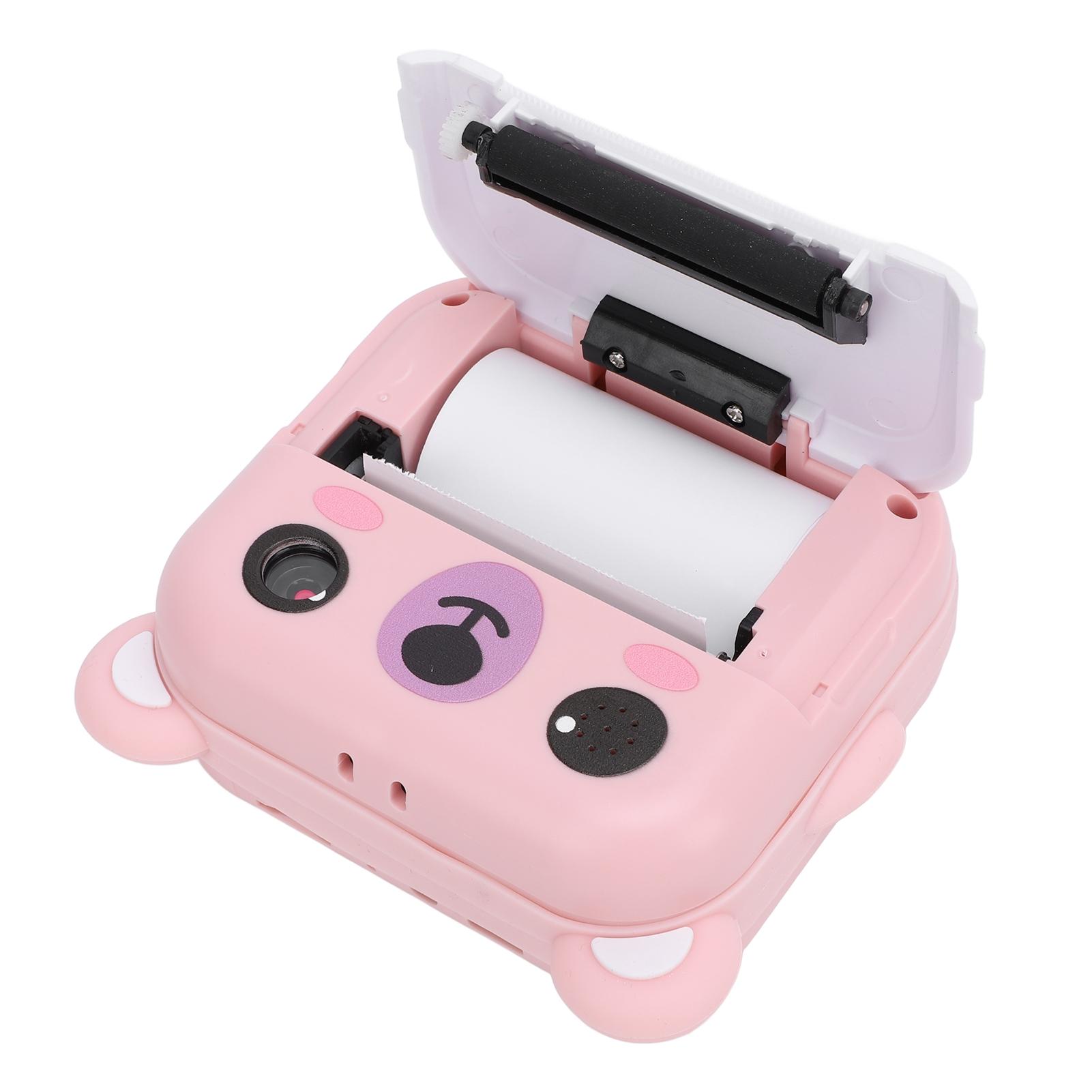 

Print Camera with Print Paper 2 Inch 320x240 Screen 1080P Music Games 1000mAh Print Digital Camera for Kids Present