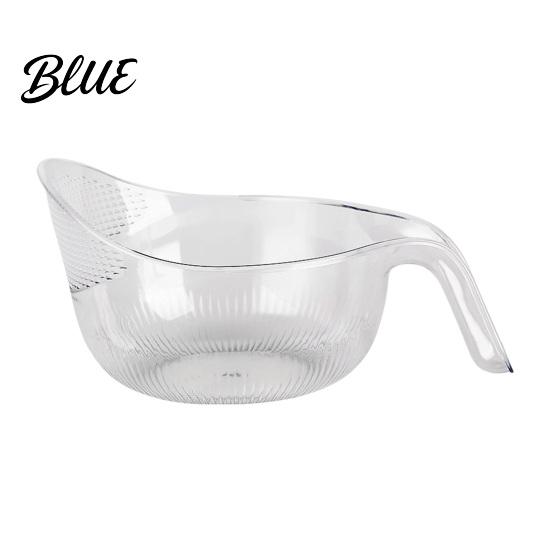 Pasta Drainer for Kitchen Multipurpose Rice Washing Bowl with Handle Plastic Colander Basin Quinoa Cleaning Tool Vegetables And Fruits Durable