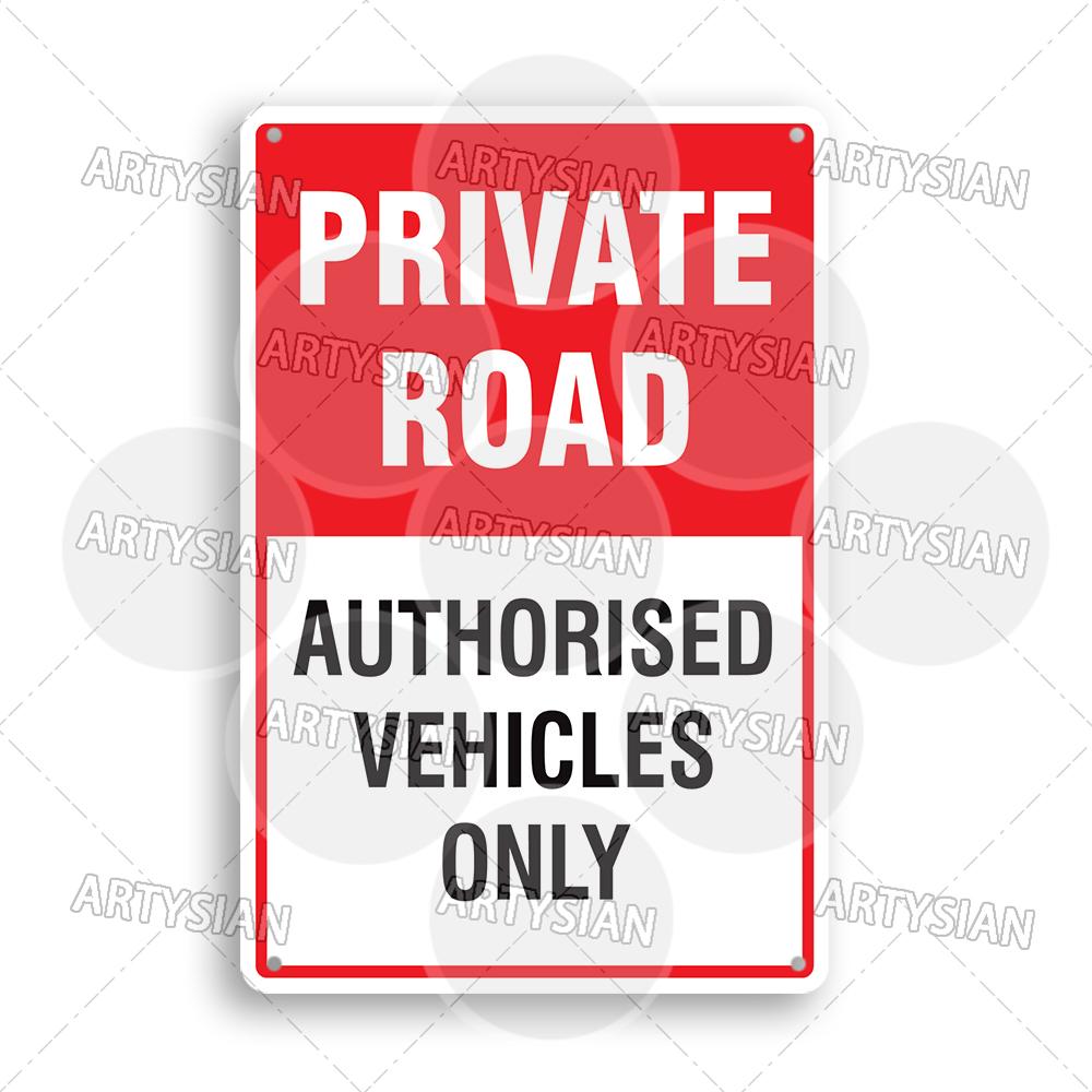 Private Property Waring Metal Sign No Trespassing Do Not Knock No Public Access Stop Boundary Line Private Restricted Road
