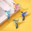 4 Pezzi Spilla Multifunzione in Metallo a Forma di Colibrì per Abiti Borse Cappelli Con Accessorio Colorato Vivace Gioielli da Donna