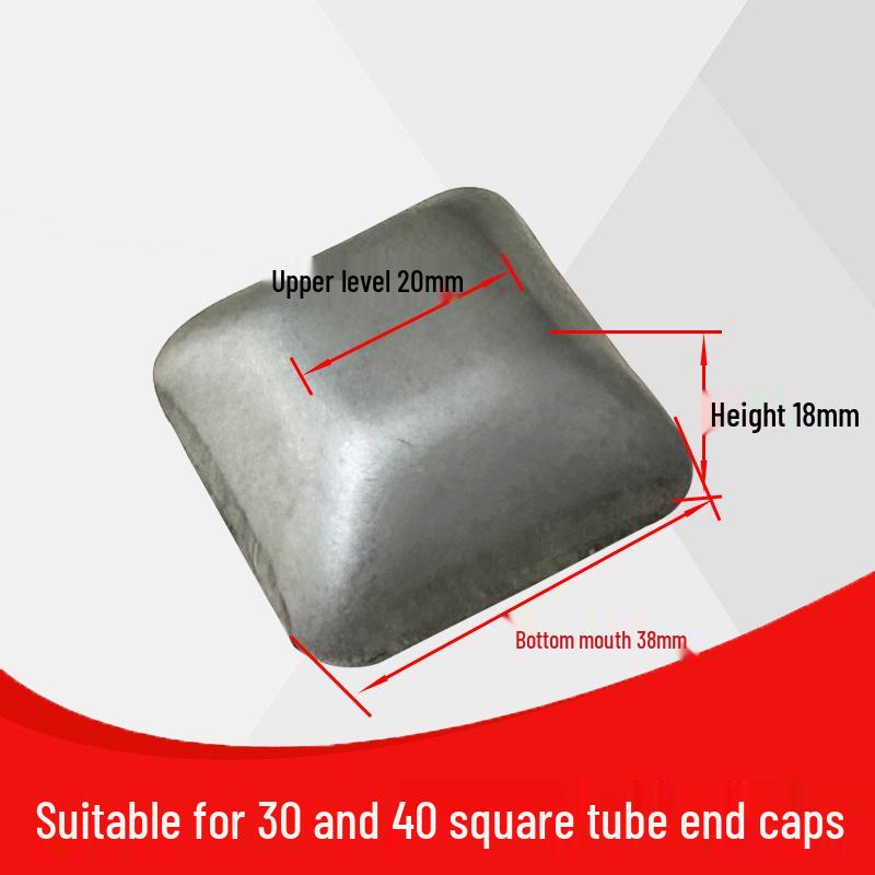 Stackable Thickened Square Tube Leg Base Cap for Turnover Box