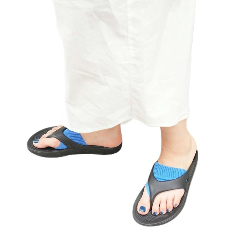

[Ciao Panic Tipi] [GUNZE×TYPY] Thong sandal socks TYZ5041357A0004 Free blue