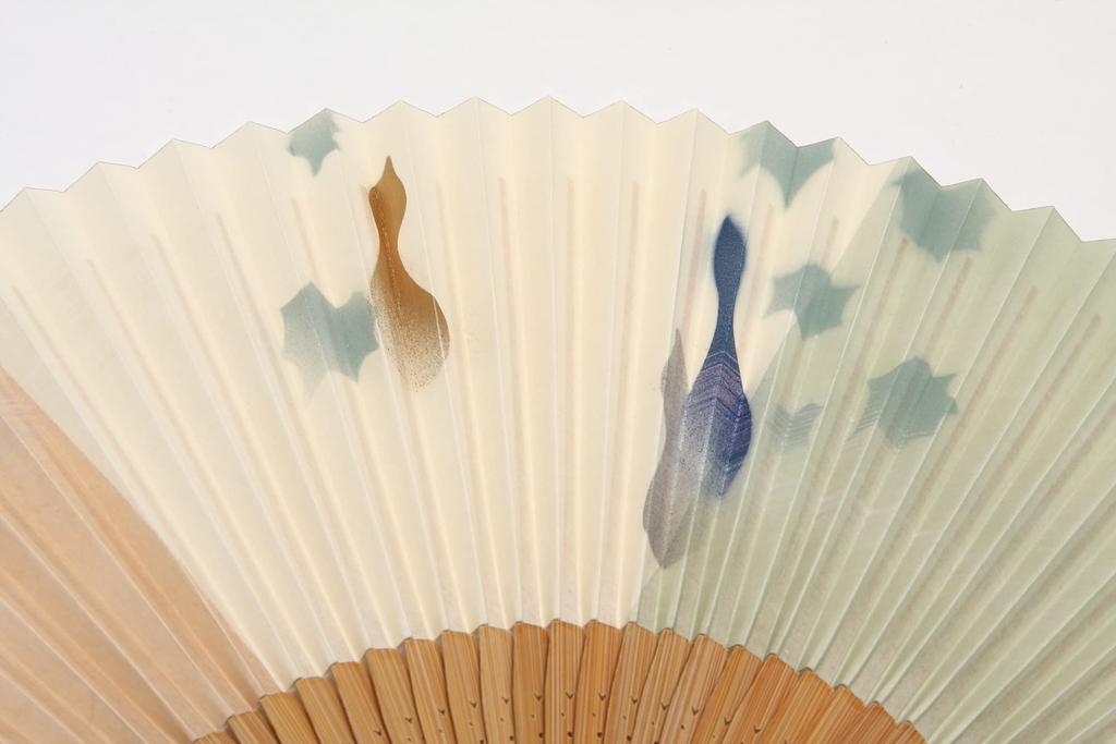 Handcrafted by Kyoto with Fan Case and Paper Box [Hasegawa] Men's Kyoto-style Fan, Artisans, (gourd Design)