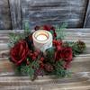 Romantic Candle Rings 30CM Candlestick Wreath Christmas Candle Wreath  Christmas Decor