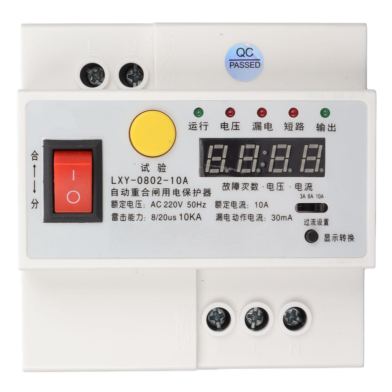 

Current Circuit Breaker 3 Phase Short Circuit Protect Electric Leakage Protect Miniature Circuit