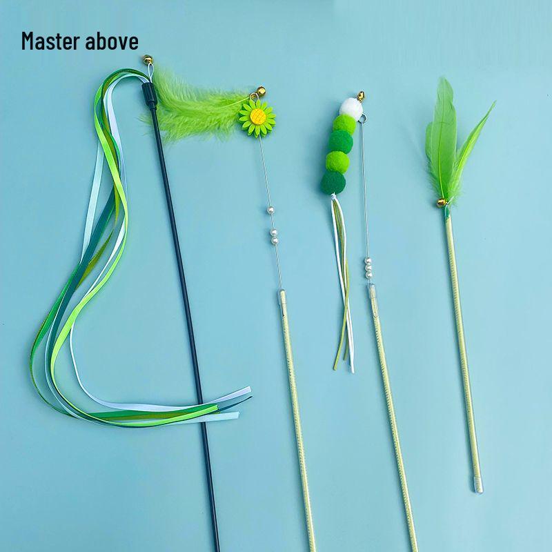 Lange Angel mit bunten Federn - Handgefertigt, langlebig und elastisches Spielzeug im Angelstil