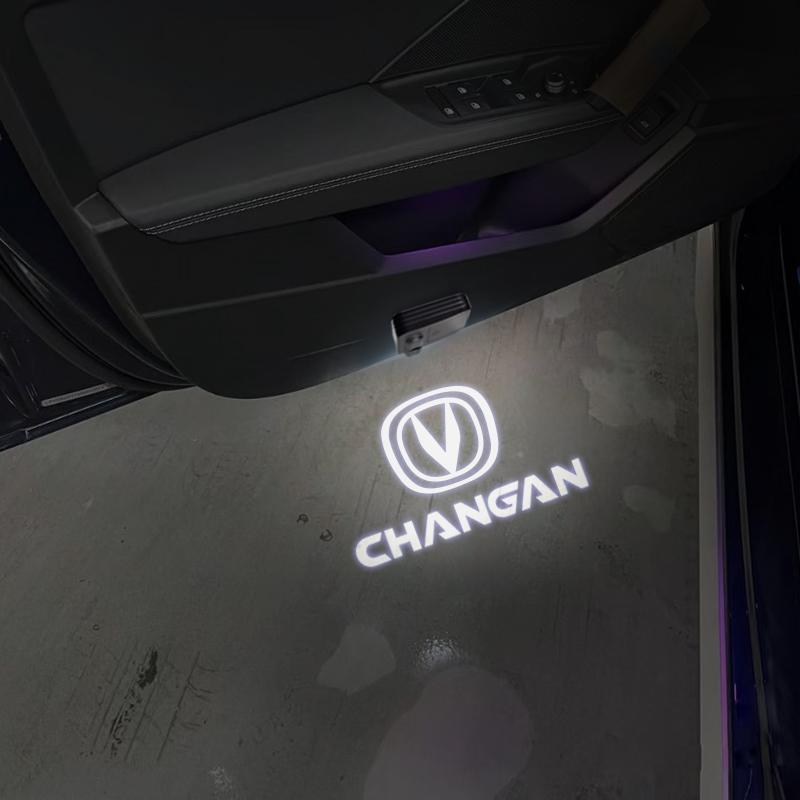 HD LED для CHANGAN CS75 Plus CS35 CS15 CS95 CX70 CX20 CS55 Hunter Свет приветствия в двери автомобиля HD Проектор Лампа приветствия 1pcs For 1 Door