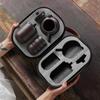 7 Pcs Purple Sand Cup Tea Puer Teapot Portable Outdoor Travel Kung Fu Teaware Ceramic Utensils Ceremony Set Teacup Fine Gift