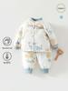 180g Thickened Baby Autumn Winter Thermal Set - Belly Protection, Constant Temperature, Warm Padded Home Wear, Separate Top & Pants