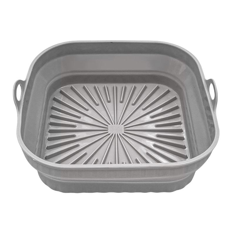 Foldable Air Fryer Silicone Liner Reusable Air Fryer Silicone Baking Tray Food Grade Silicone Air Fryer Mat