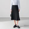 Women's High-Waist Pleated A-Line Commuter Skirt