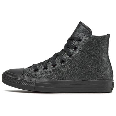 Chuck Taylor All Star Hi Bequem Vielseitig Rutschfest Langlebig High-Top Sneaker Damen Sneaker Schwarz A05432C