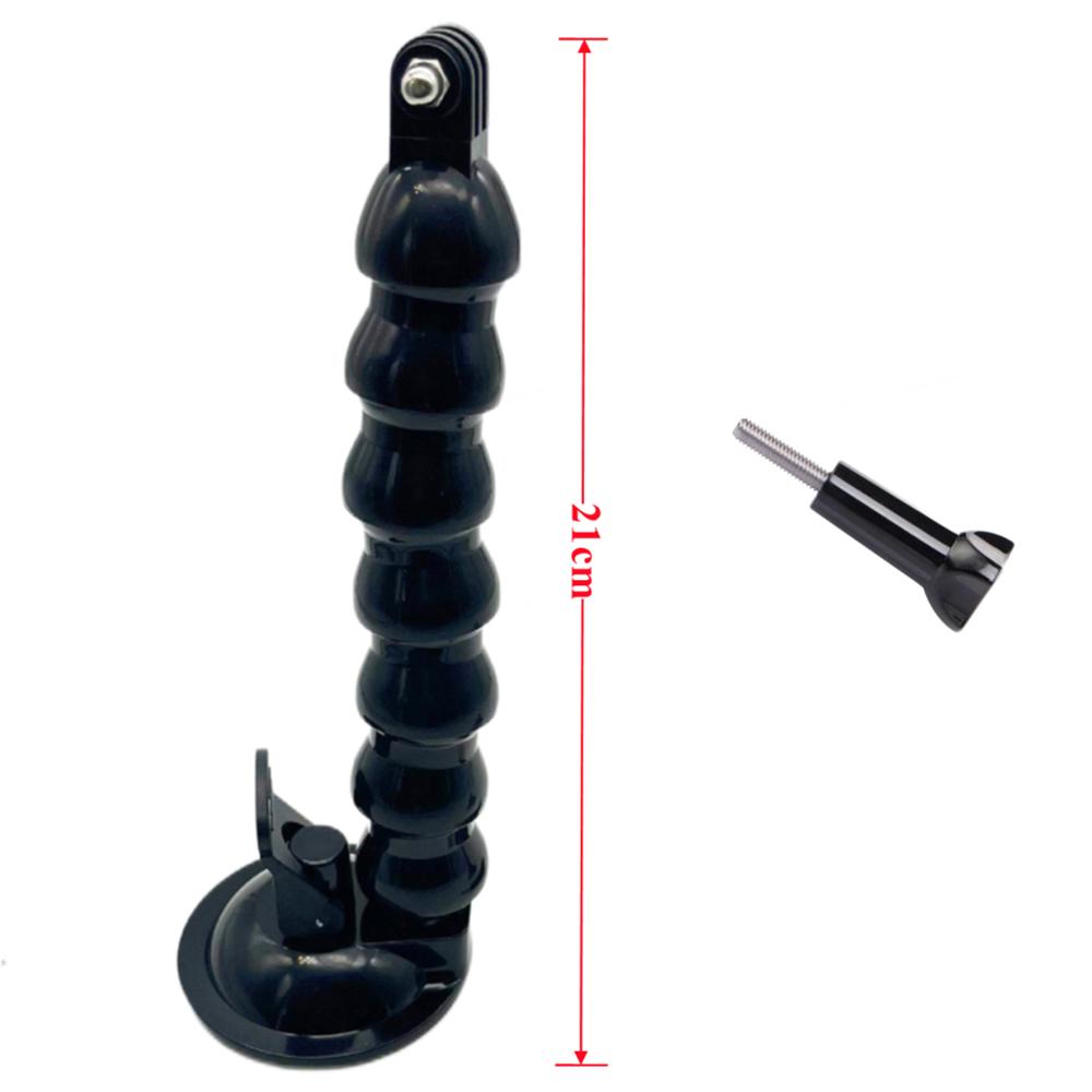 Windshield Suction Cup Car Mount Bracket Flex Clamp Arm For GoPro Hero 12 11 10 9 8 DJI Mount for Smartphone Action 3 4 Camera