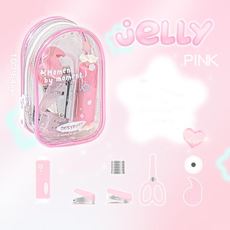 Přenosná Mini Děrovačka Sešívačka Sada Kancelářské potřeby DIY Řemesla INS Děrovací Stroj Sada Ruční práce Scrapbook Nástroje Sada Škola Kancelář