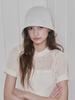 Olinkeompeulliteu Heart Hole Bucket Hat (Cream)
