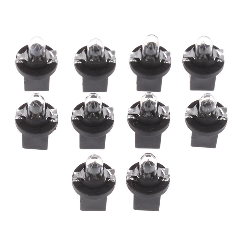 5/10 Stück LED-Glühbirne B8.5D LED Auto Innenraumleuchten Armaturenbrett Warnanzeige Keil Auto Instrumententafel Lampe Warmgelb 12V