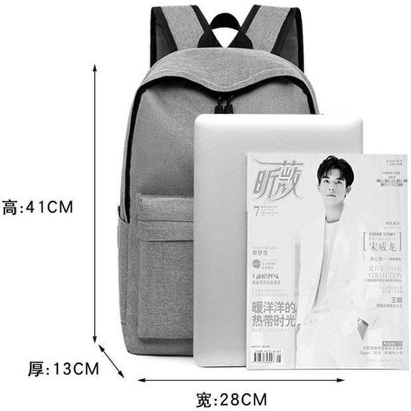 Large Capacity Casual Simple Oxford Cloth Backpack Backpack Backpack School Bag Middle School Student Travel Computer Bag