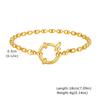 Xiaomi Vnox Square Chain Bracelets For Women Gold Color,Stainless Steel Round Bubble Buckle,Fashion Classic Bracelets Jewelry Hers Like