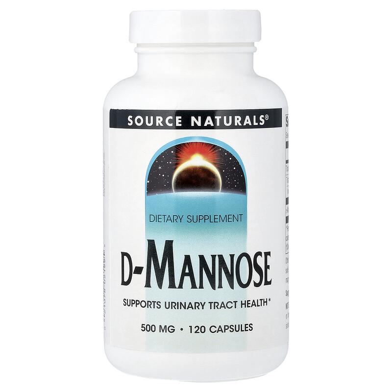 D-Mannose, 500 Mg, 120 Capsules