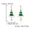 Christmas Earrings Cute Cartoon Niche Design Snowflake Snowman Pendant Earrings Accessories, Unique Jewelry Fashion Bell Earrings, Winter Decoration