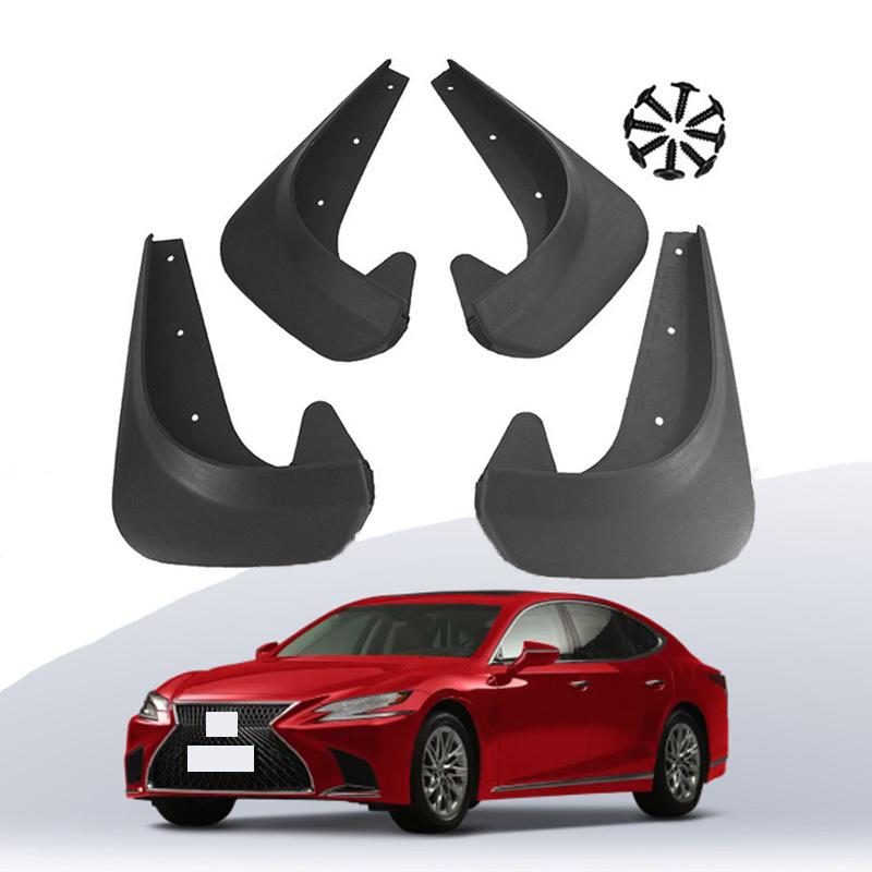 General Motors Mini Edition 4-piece set of automotive soft rubber mudguard tiles Front and rear tires Splash proof mudguard