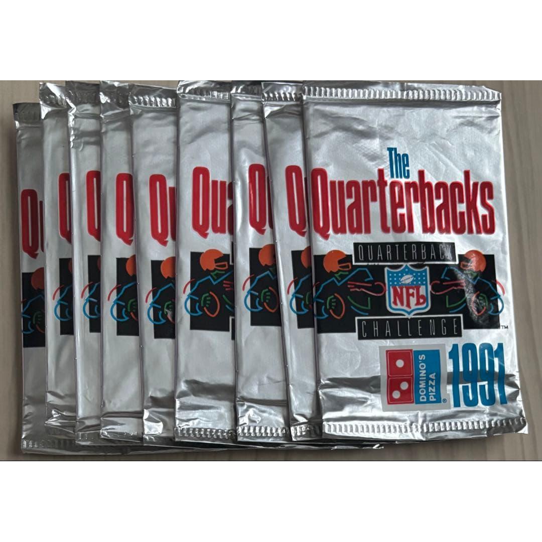 Used 1991 NFL Domino s Pizza Promo Card Pack 9 pieces