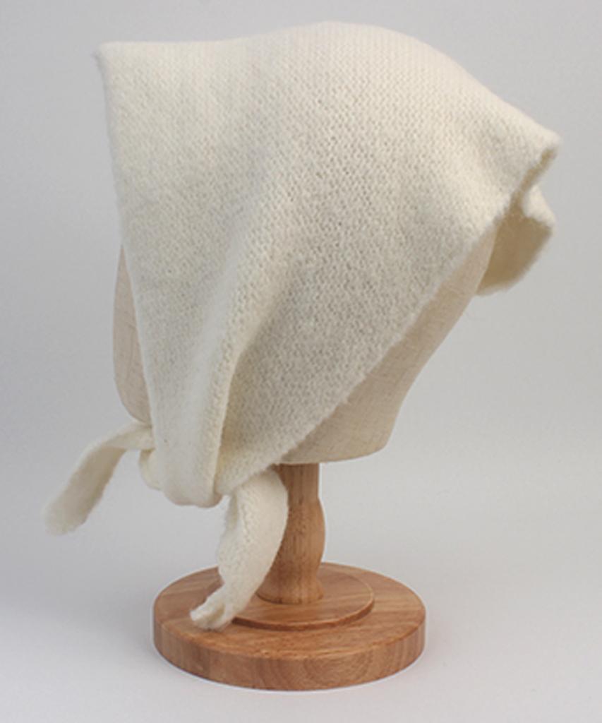 Yunibeosyeolkemiseuteuli Wool White Bandana Bonnet Hat Earflap Hat