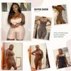Women's Shaping Bodysuit: One-Piece Tummy-Control Shaper with Arm Support, Waist Cincher and Bust Support, All-in-One Undergarment