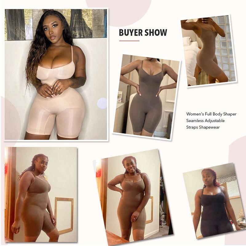 Women's Shaping Bodysuit: One-Piece Tummy-Control Shaper with Arm Support, Waist Cincher and Bust Support, All-in-One Undergarment