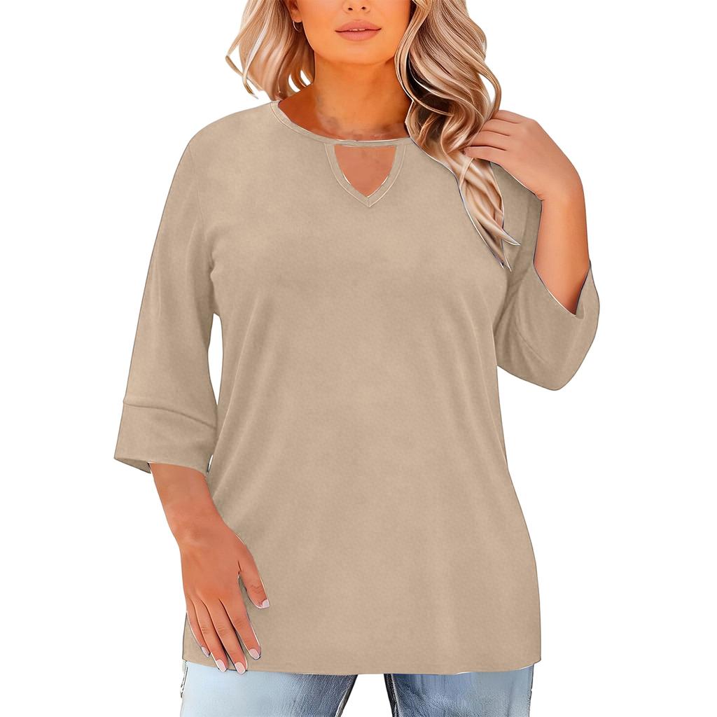 Women's Fashionable Short Sleeve Elegant Commuting And Casual Top