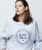 STAFFONLY Sunny Hills Logo Sweatshirts (Melange White)