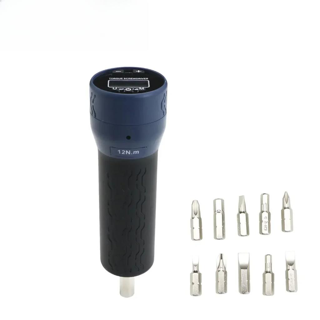Torque Screwdriver 1/4" Drive Digital Screwdriver Torque Wrench, Torque Screwdriver Electrician 0.12-12N.m