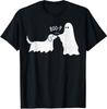 Boo Boo-p Cane Fantasma Divertente Halloween Amanti dei Cani Mamma Cane Maglietta