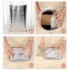 Aluminum Foil Cooler Bag Insulation Folding Picnic Portable Food Thermal Packing Bag Food Delivery Drink Carrier Insulated Bag