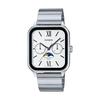 [Casio] CASIO Standard Moon Phase Analog Men's Watch MTP-M305D-7A2V Metal Band Silver Overseas Model [Parallel Import]