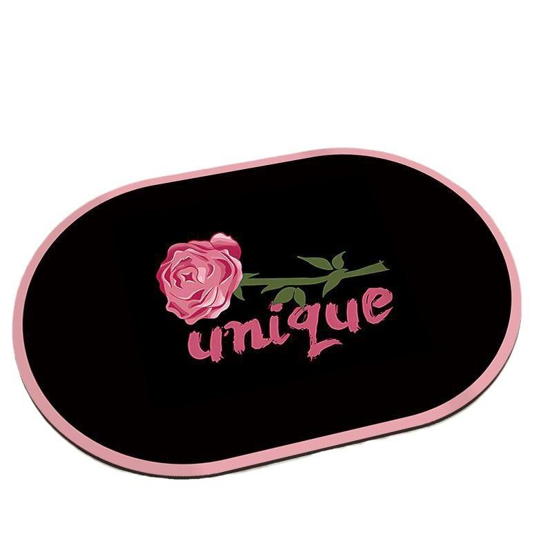 Bathroom Mat Toilet Diatom Mud Absorbent Soft Mat Toilet Toilet Door Carpet Non-slip Mat