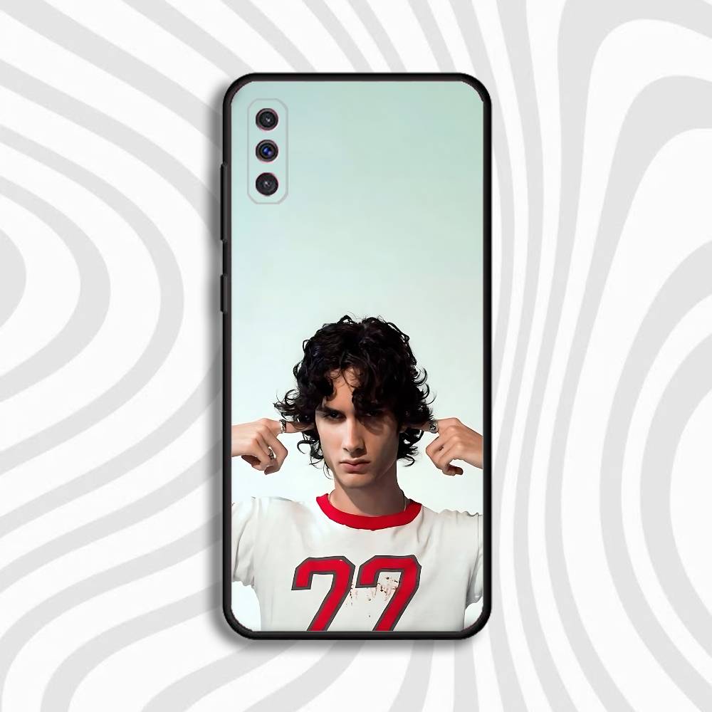Singer S-Sombr Phone Case For Samsung S10,S21,FE,S21,Note 20,S26,S25,S24,S23,Ultra,S9,S22,Plus Soft Black