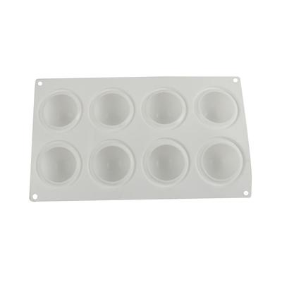 1 Stück 8/10 Hohlraum 3D Kugel Silikonform DIY Ballform Gebäckwerkzeug Kuchen Dekoration Verwendung Weißes Küchenbackzubehör